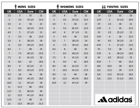 adidas schuhe kindergrößen tabelle|adidas youth shoes size chart.